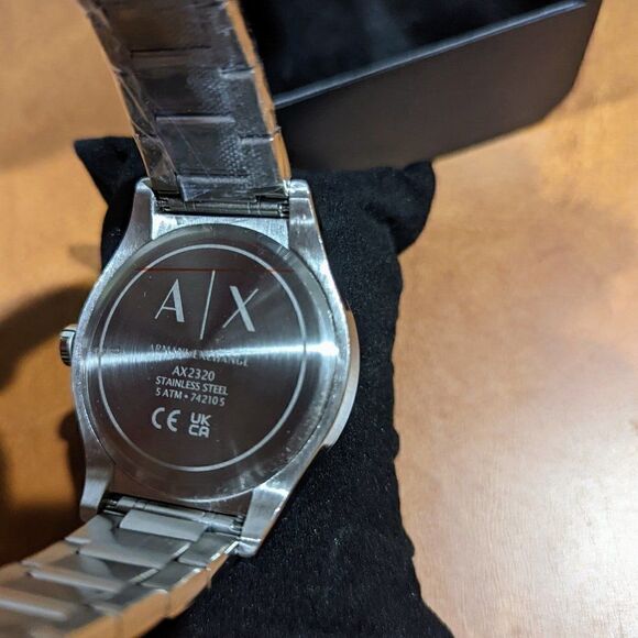 Armani Exchange Men's AX2320 Silver Quartz Watch - Picture 4 of 14